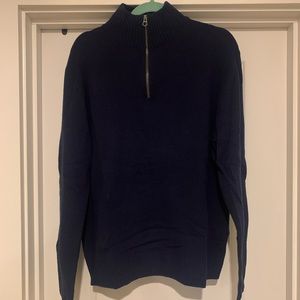 J. Crew Merino Wool Half Zip Sweater